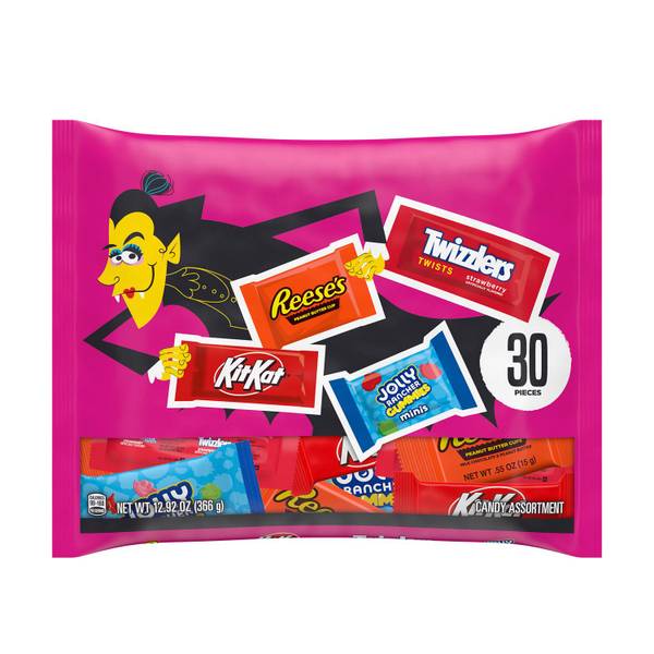 Photo of Assorted Flavors, Halloween Candy Bag, 12.92 oz, 30 Pieces