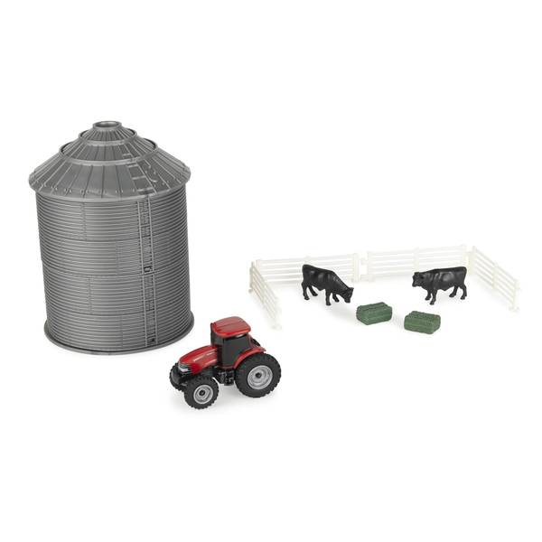 Photo of Case IH 1:64 Scale Mini Grain Bin Farm Toy Playset
