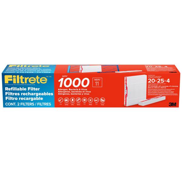 Photo of Refillable Filter Refills 1000 MPR, 20 in x 25 in x 4 in (50.8 cm x 63.5 cm