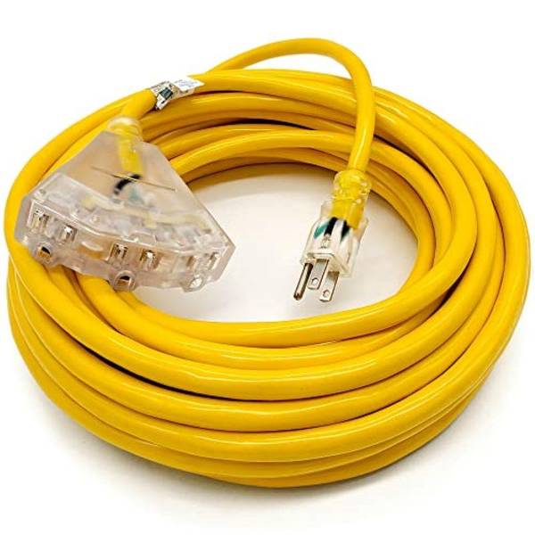 Southwire 50' 14/3 SJTW Outdoor Heavy-Duty 15 Amp Contractor