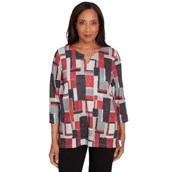 Photo of MS Colorblock Top Black Multi