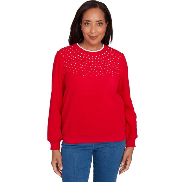 Photo of Women's Embellished Anti-Pill Sweater