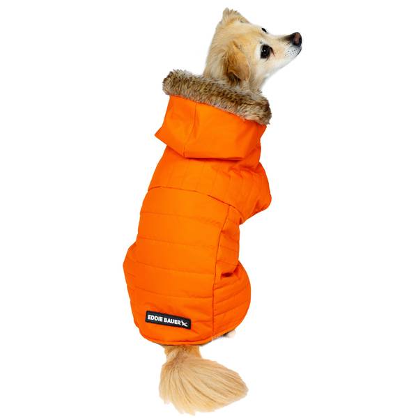 Eddie Bauer Chinook Hooded Parka Orange - E19409XS | Blain's Farm