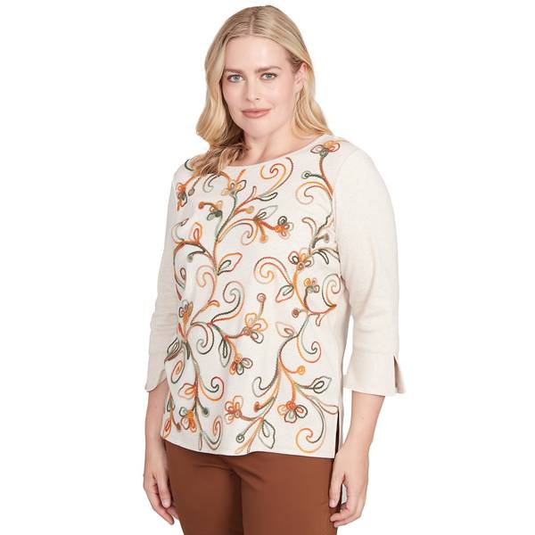 Photo of Women's Scroll Soutache Knit Top