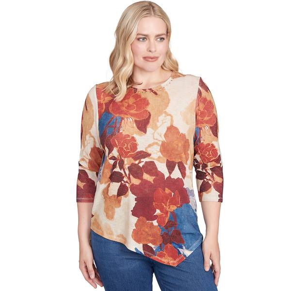 Photo of Women's Drama Abstract Floral Knit
