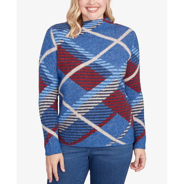 Photo of Women's Exploded Plaid Sweater