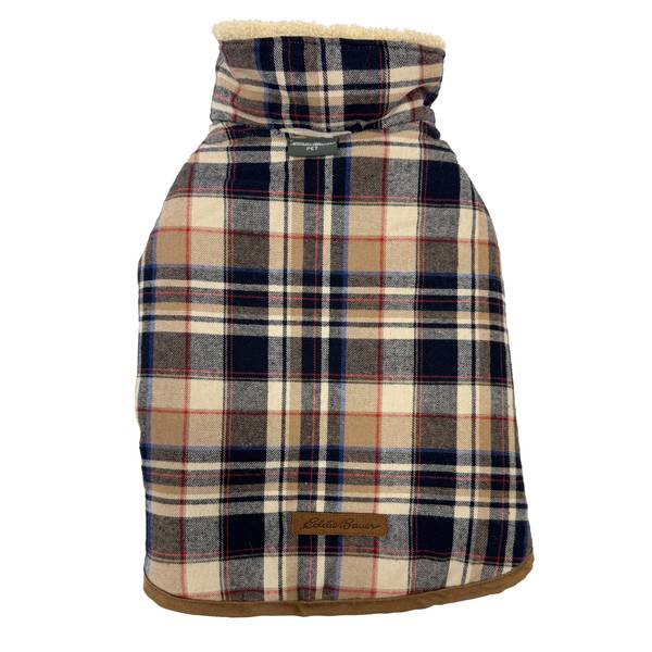 Eddie Bauer Cordova Plaid Jacket Oat/Brown E19401OXS Blain's