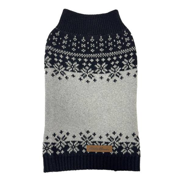 Photo of Whitman Fair Isle Sweater Gray/Blk