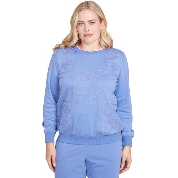 Photo of Women's Soutache Patchwork Knit Top