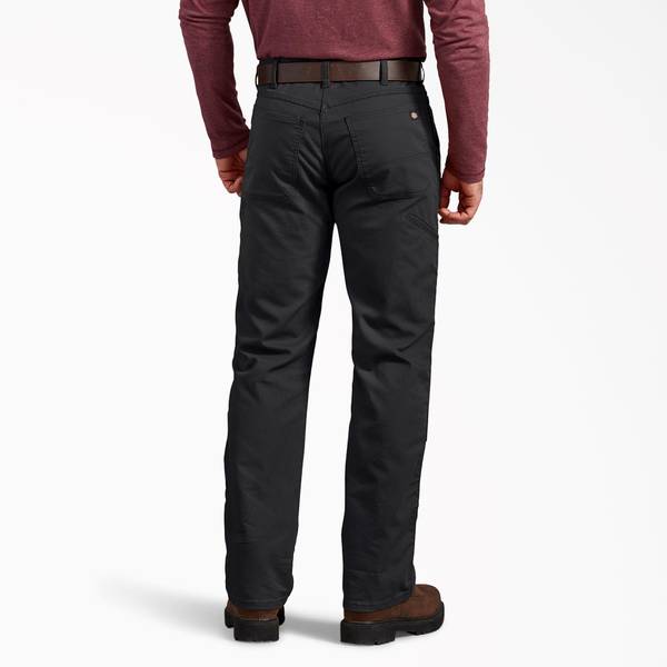 Dickies Men's FLEX Regular Fit Duck Double Knee Pants - DP903SBK