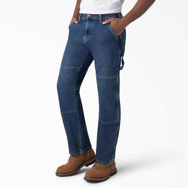 Dickies Men's FLEX Relaxed Fit Double Knee Jeans - DU604DWI-30x30