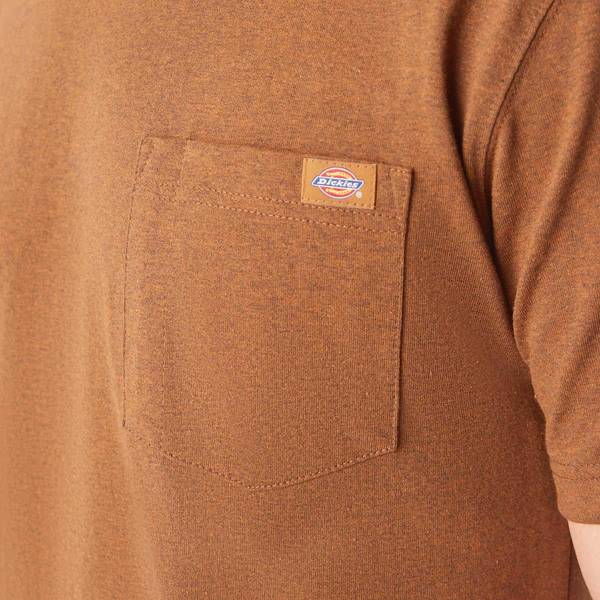 Dickies Men's Heavyweight Heathered Short Sleeve Pocket T-Shirt
