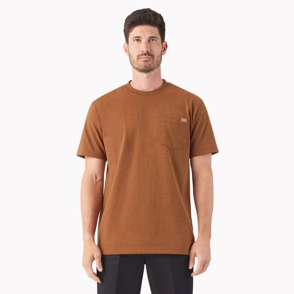 Photo of Men's Heavyweight Heathered Short Sleeve Pocket T-Shirt