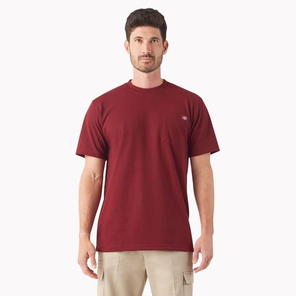 Photo of Men's Heavyweight Heathered Short Sleeve Pocket T-Shirt