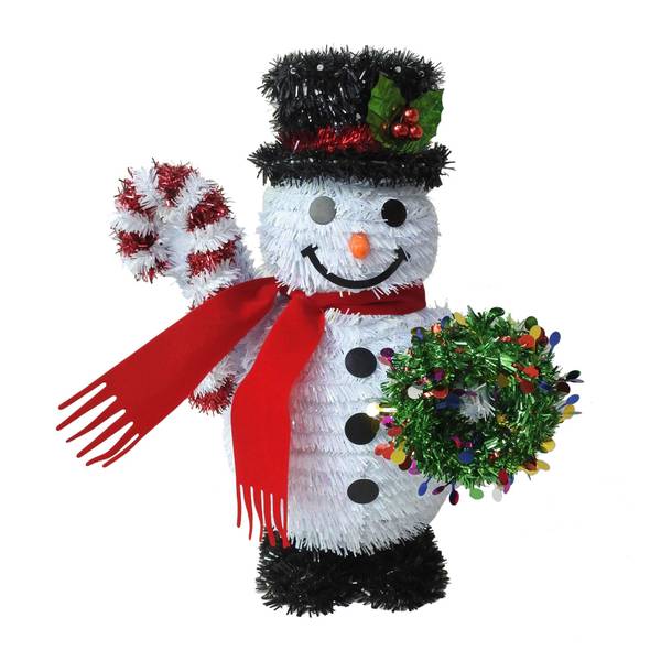 Photo of 3D Snowman with Candy Cane Table Top