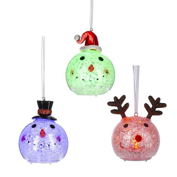 Photo of LED Holiday Icon Ornament Shimmer, Assorted