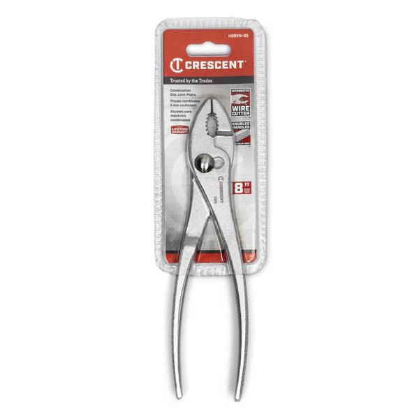 Photo of 8" Cee Tee Co. Curved Jaw Slip Joint Pliers - Carded
