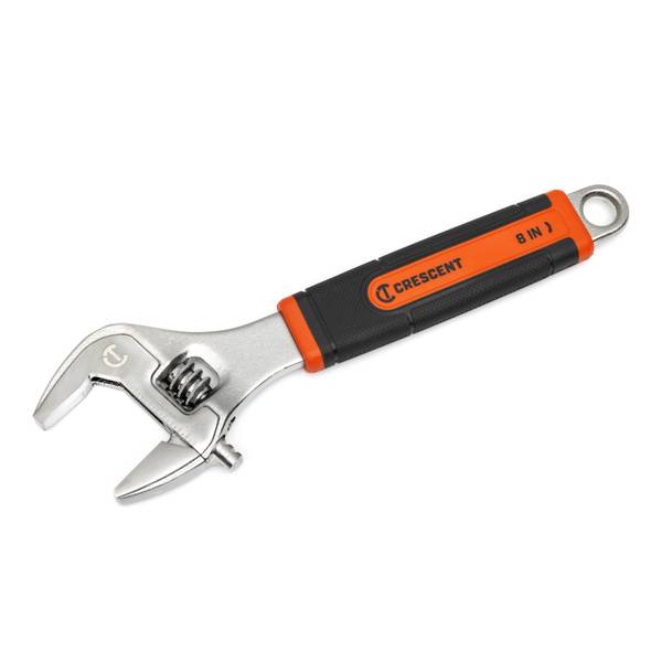 Photo of 8" Adjustable Wrench with Quick-Fit-Jaw