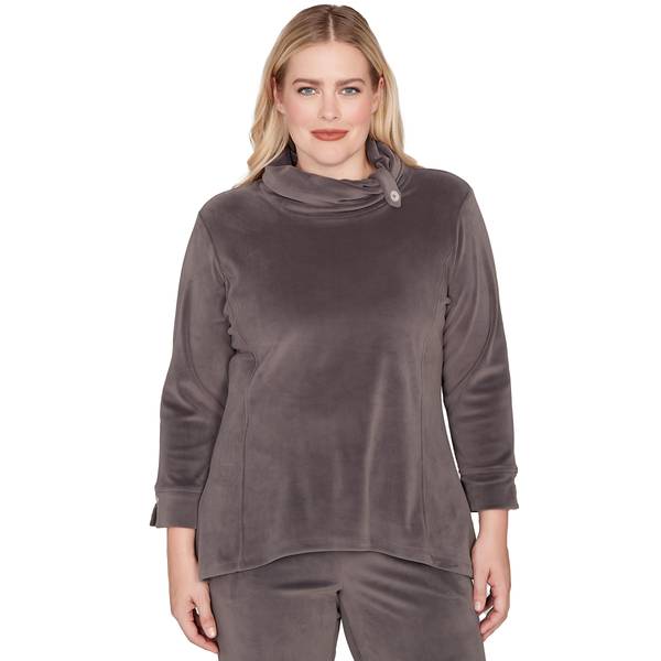 Photo of Women's Cowl Neck Knit Button Top
