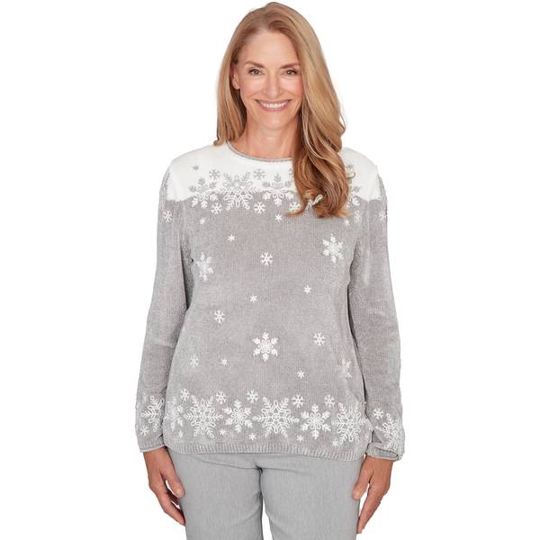 Photo of Women's Snowflake Chenille Sweater