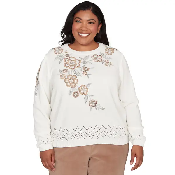 ヘヨン　flower quilting pullover / white ヘヨン flower quilting pullover / white 【公式通販】