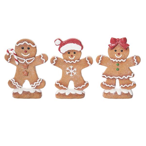 Photo of Resin Gingerbread Cookie Figurine, Assorted