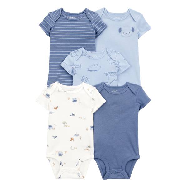 Photo of Infant Boy's 5-Pack Printed Bodysuit