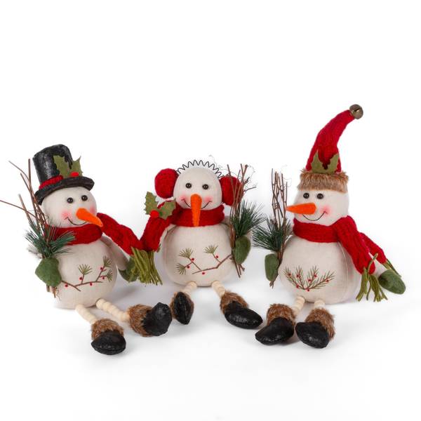 Photo of Holiday Snowman Shelf Sitters, Assorted