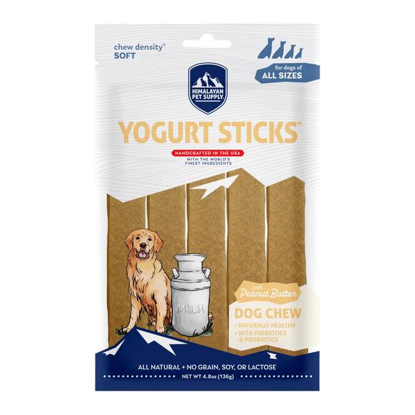 Photo of 4.8 oz Peanut Butter Yogurt Stick Dog Treat