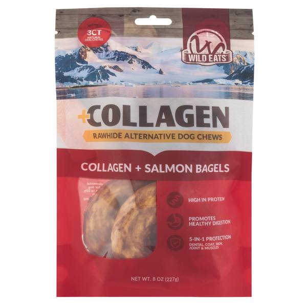 Photo of 3-Pack Collagen Salmon Flavor Bagel for Strong Joints