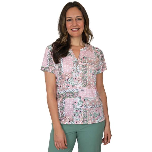Photo of Women's Short Sleeve Henley Top