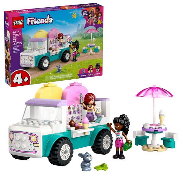 9106520 Friends Heartlake City Ice Cream Truck Building Toys, Multi Color