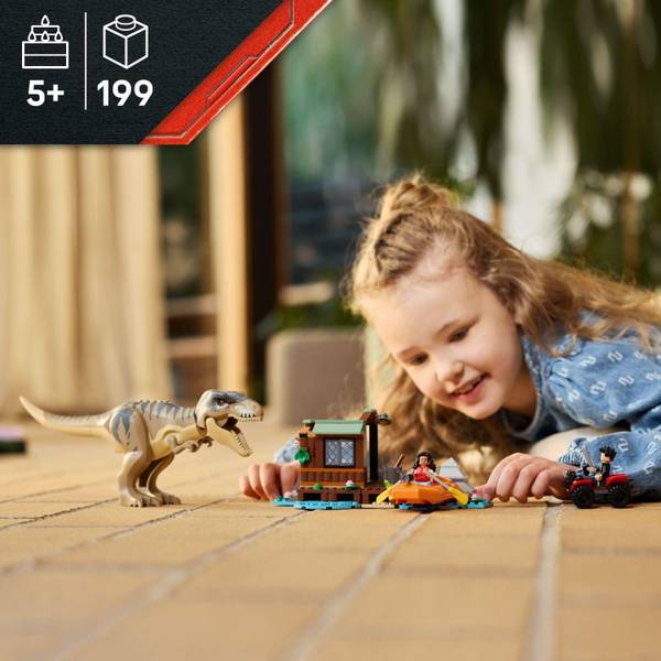 LEGO Jurassic World T-Rex River Escape 76975 Building Toy