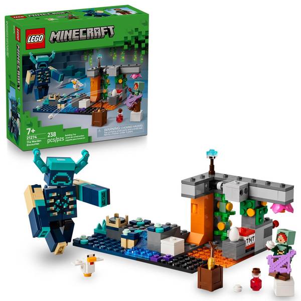 LEGO Minecraft The Warden Encounter 21274 Building Kit