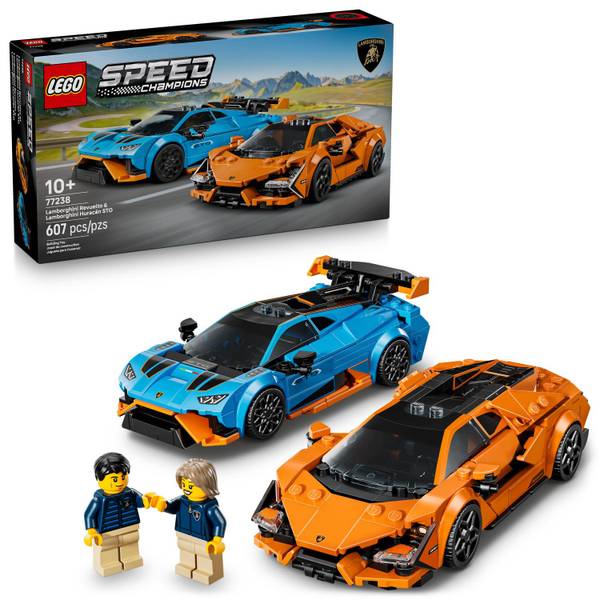 LEGO Speed Champions Lamborghini Revuelto and Huracan 77238 Building Set