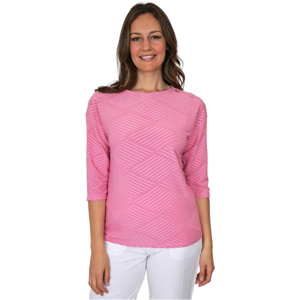 Photo of Women's 3/4 Dolman Sleeve with Button Shoulder