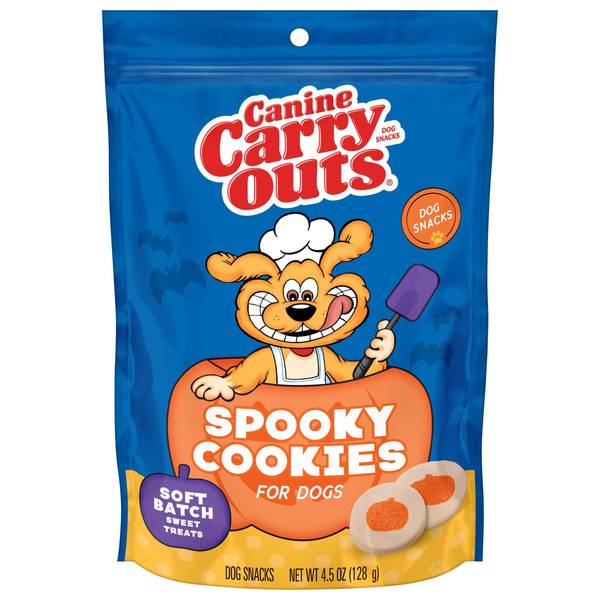 Photo of Spooky Cookies for Dogs, Halloween Dog Treats, 4.5 oz Bag