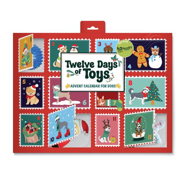 Photo of 12 Days of Dog Toys Advent Calendar