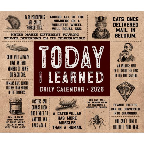 Photo of 2026 Today I Learned Box Calendar