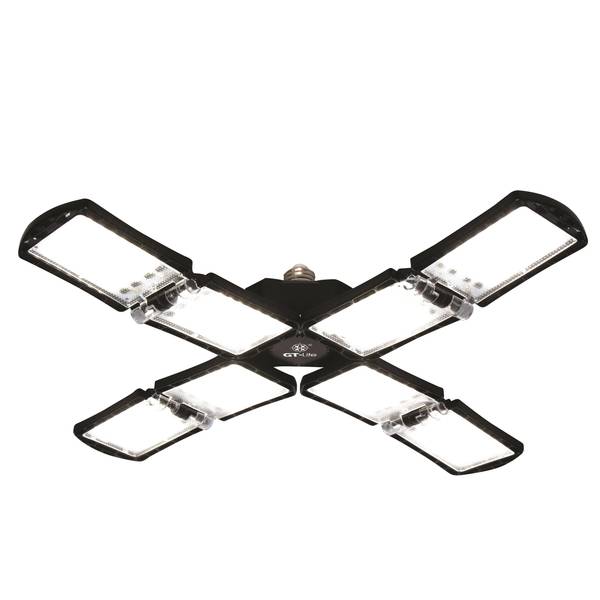 Photo of GT-Lite 20,000 Lumen LED Light Bulb, 8 Adjustable Panels, Daylight 5000K, E26 Base, 200 Watts