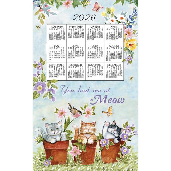 Photo of Sweet Kittie 2026 Calendar Towel