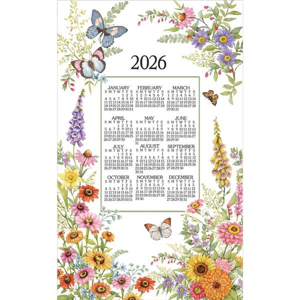 Photo of Garden Walk 2026 Calendar Towel