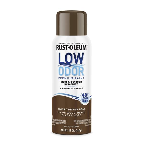 Photo of 11 oz Low Odor Premium Gloss Brown Bear Spray Paint