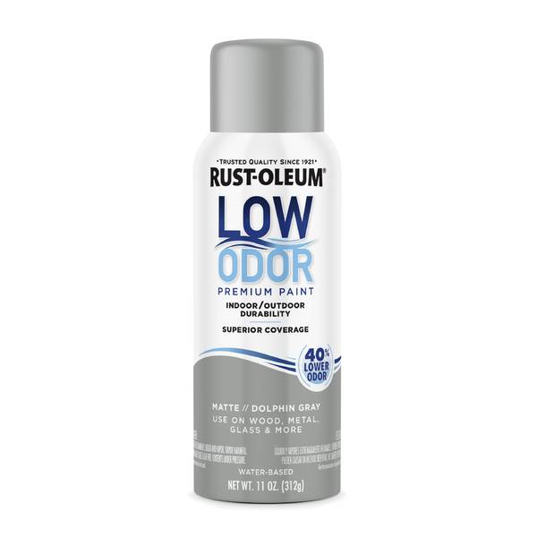 Photo of 11 oz Low Odor Premium Matte Dolphin Gray Spray Paint