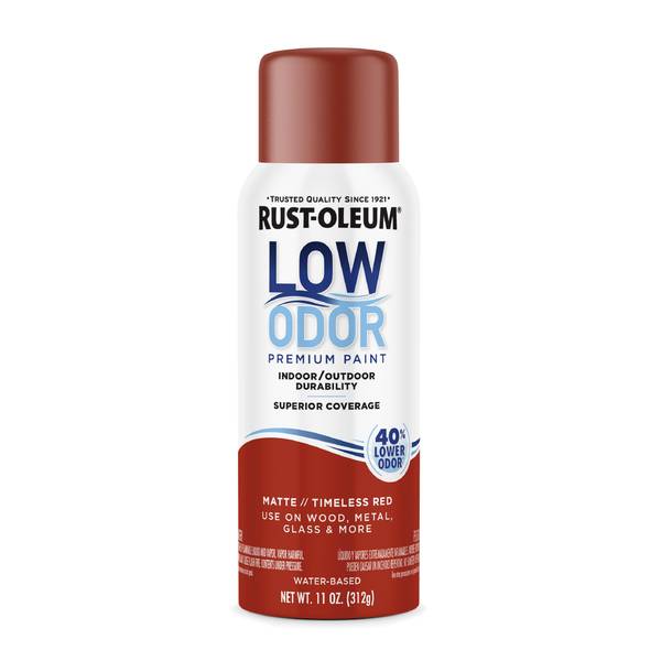 Photo of 11 oz Low Odor Premium Matte Timeless Red Spray Paint