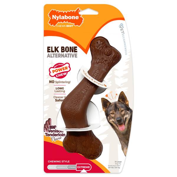 Photo of X-Large/Souper Power Chew Elk Bone Alternative Dog Chew Toy