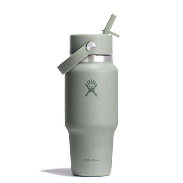 Hydro Flask 32 oz Wide Mouth Travel Bottle with Flex Straw Cap