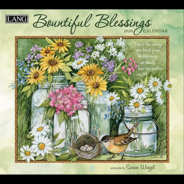 Lang BOUNTIFUL BLESSINGS 2026 WALL CALENDAR - 26991001897