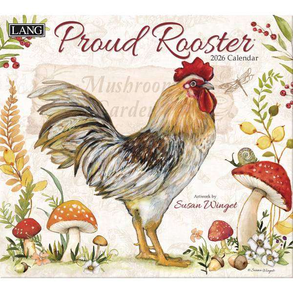 Lang PROUD ROOSTER 2026 WALL CALENDAR - 26991001936 | Blain's Farm
