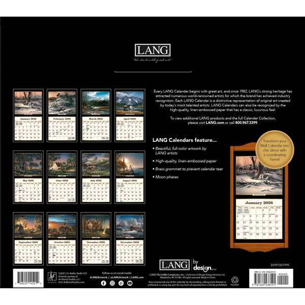 LANG Calendario De Pared 2023 De La Antigua Gloria